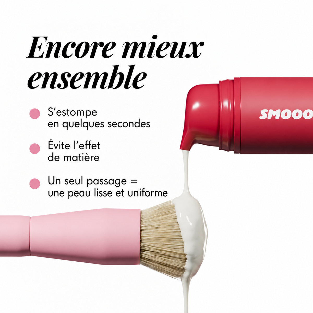 Fond de teint changeant de couleur